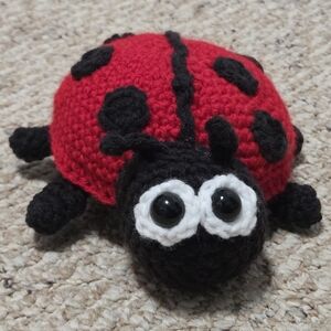 Handmade Crochet Lily The Ladybug Plushie